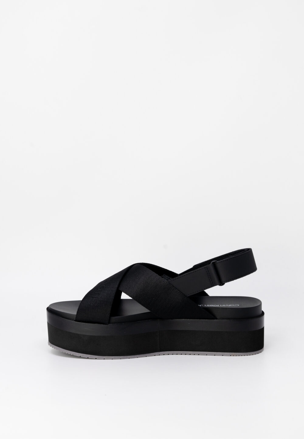 Sandali Calvin Klein Jeans flatform slin Nero - Foto 3