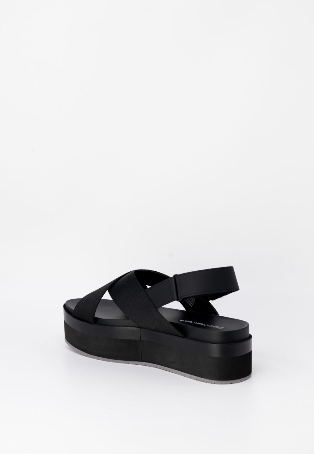 Sandali Calvin Klein Jeans flatform slin Nero - Foto 4