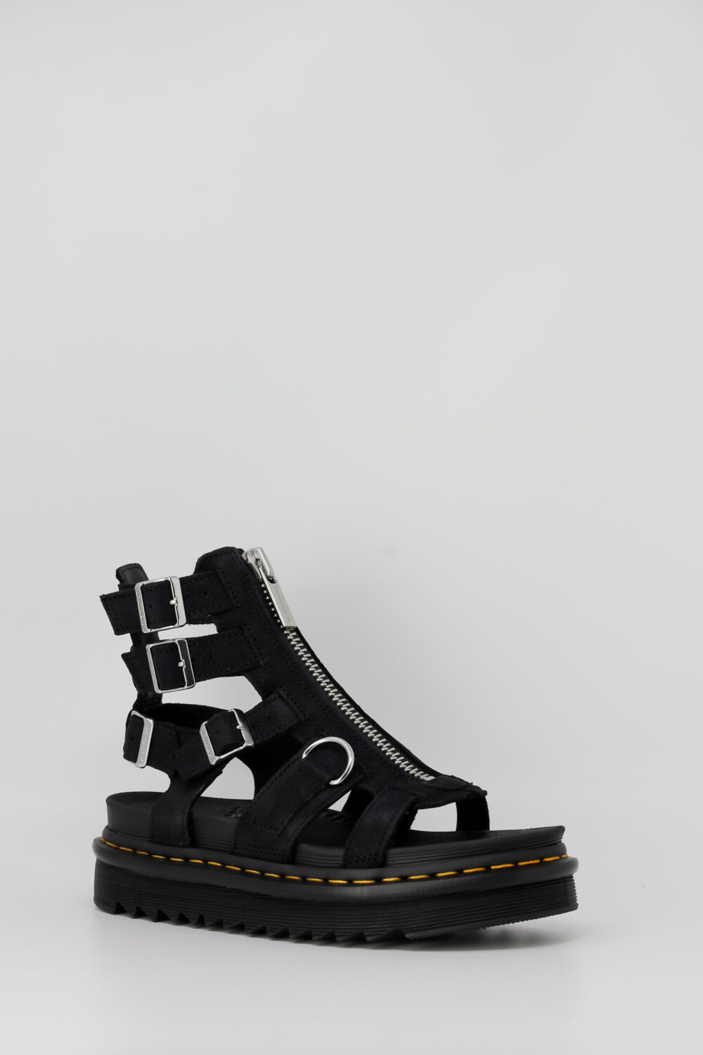 Sandali Dr. Martens olson tumbled nubuck Nero - Foto 2