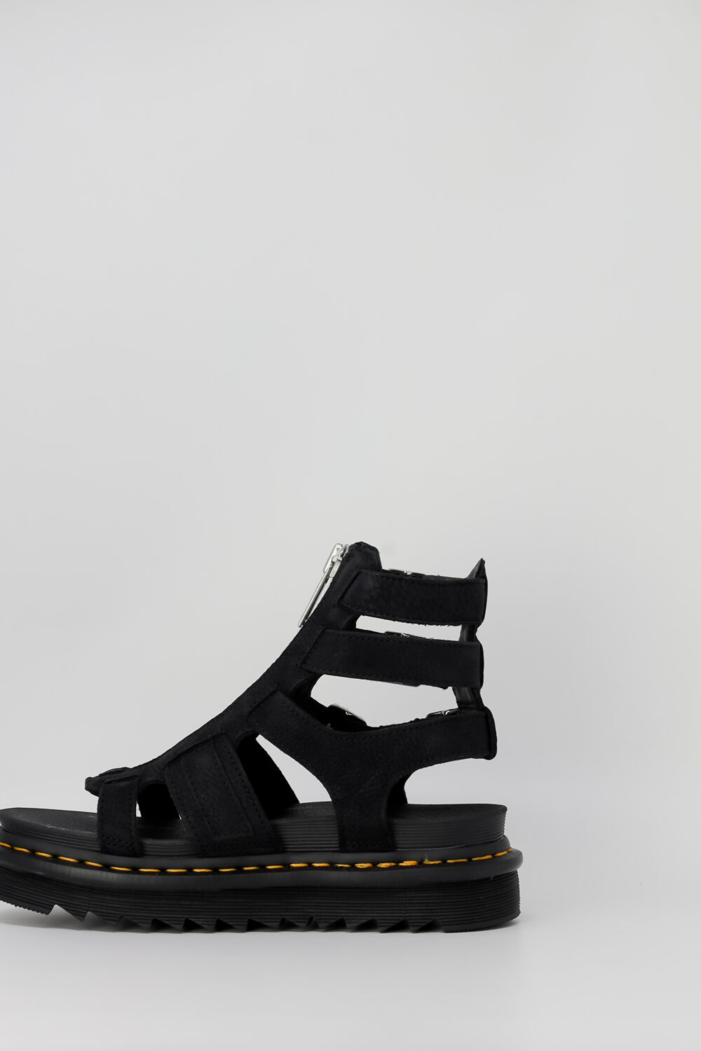 Sandali Dr. Martens olson tumbled nubuck Nero - Foto 3