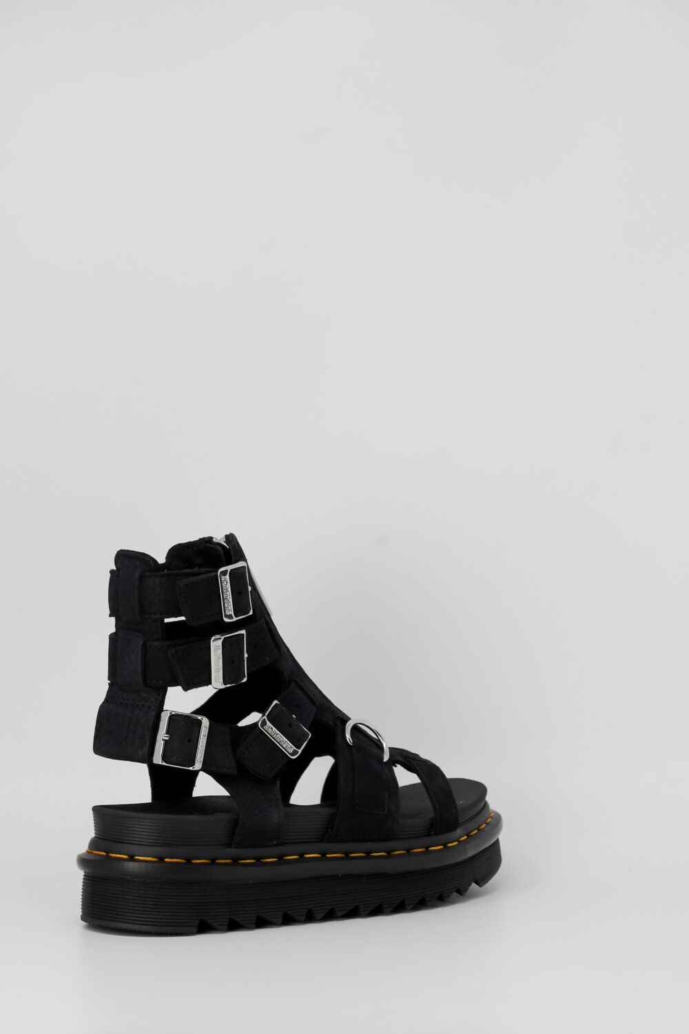 Sandali Dr. Martens olson tumbled nubuck Nero - Foto 4