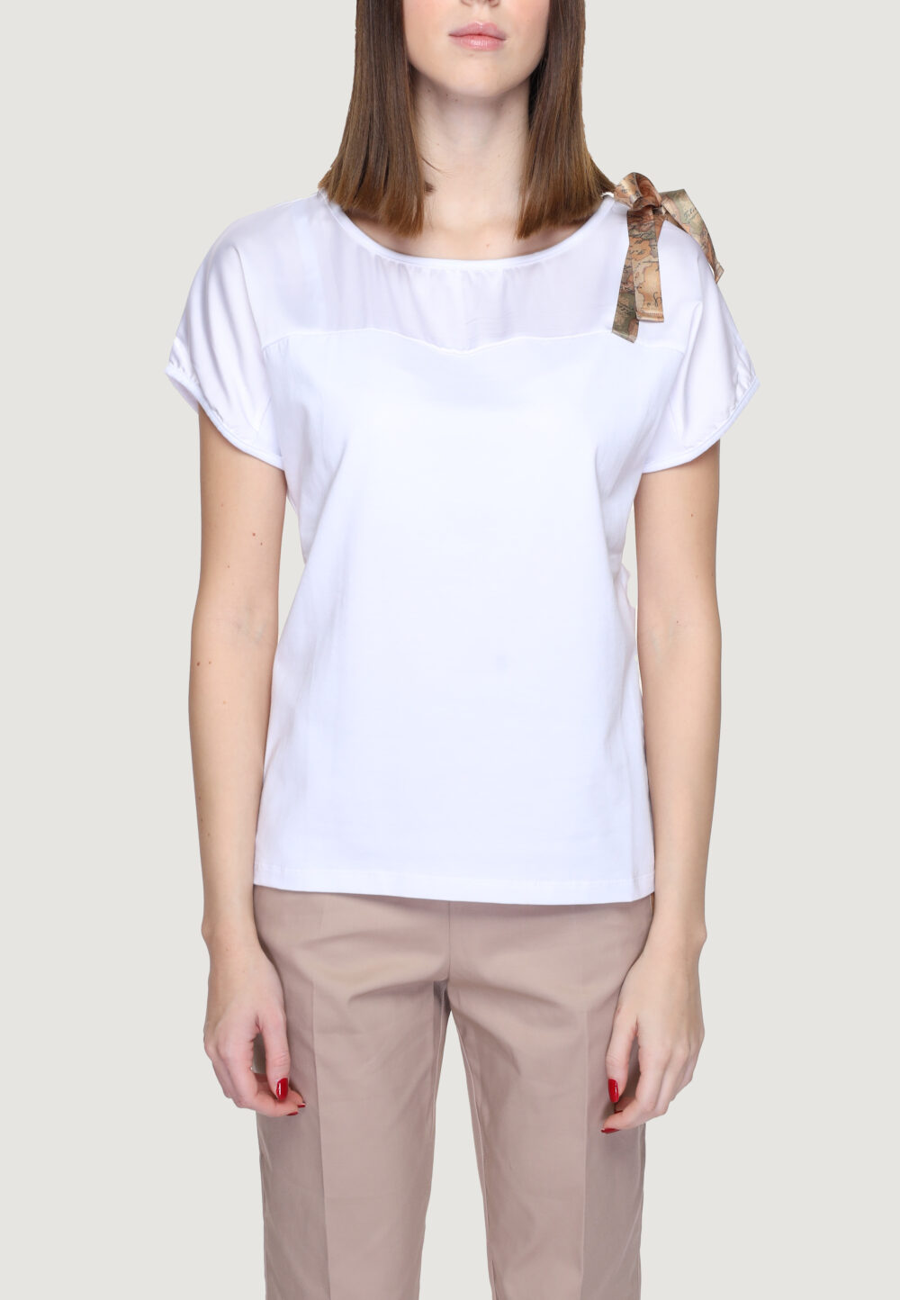 T-shirt Alviero Martini Prima Classe Bianco - Foto 1