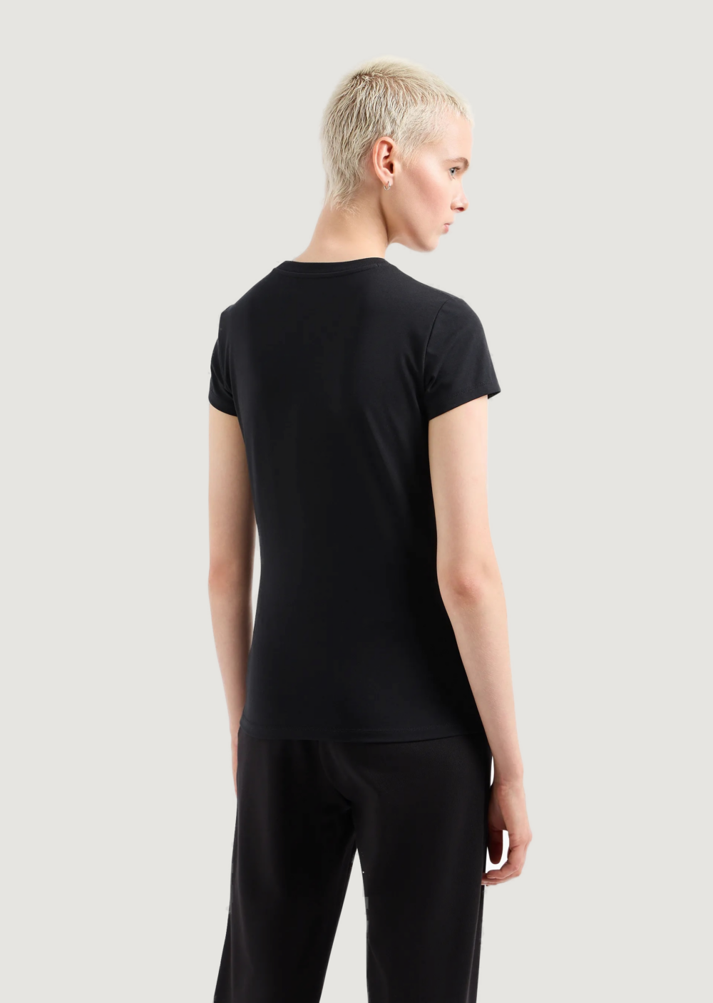 T-shirt Armani Exchange Nero - Foto 4