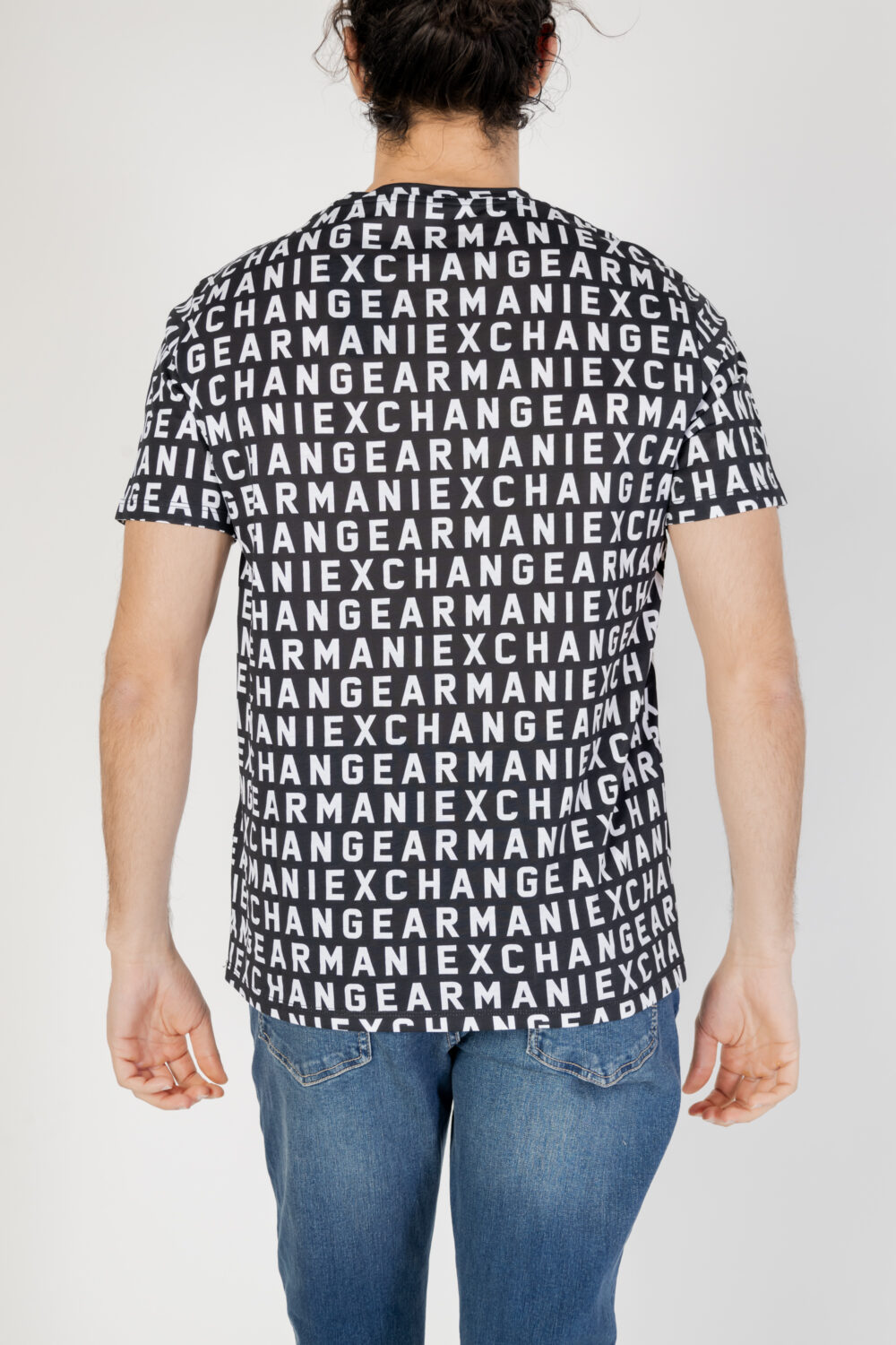 T-shirt Armani Exchange Nero - Foto 3