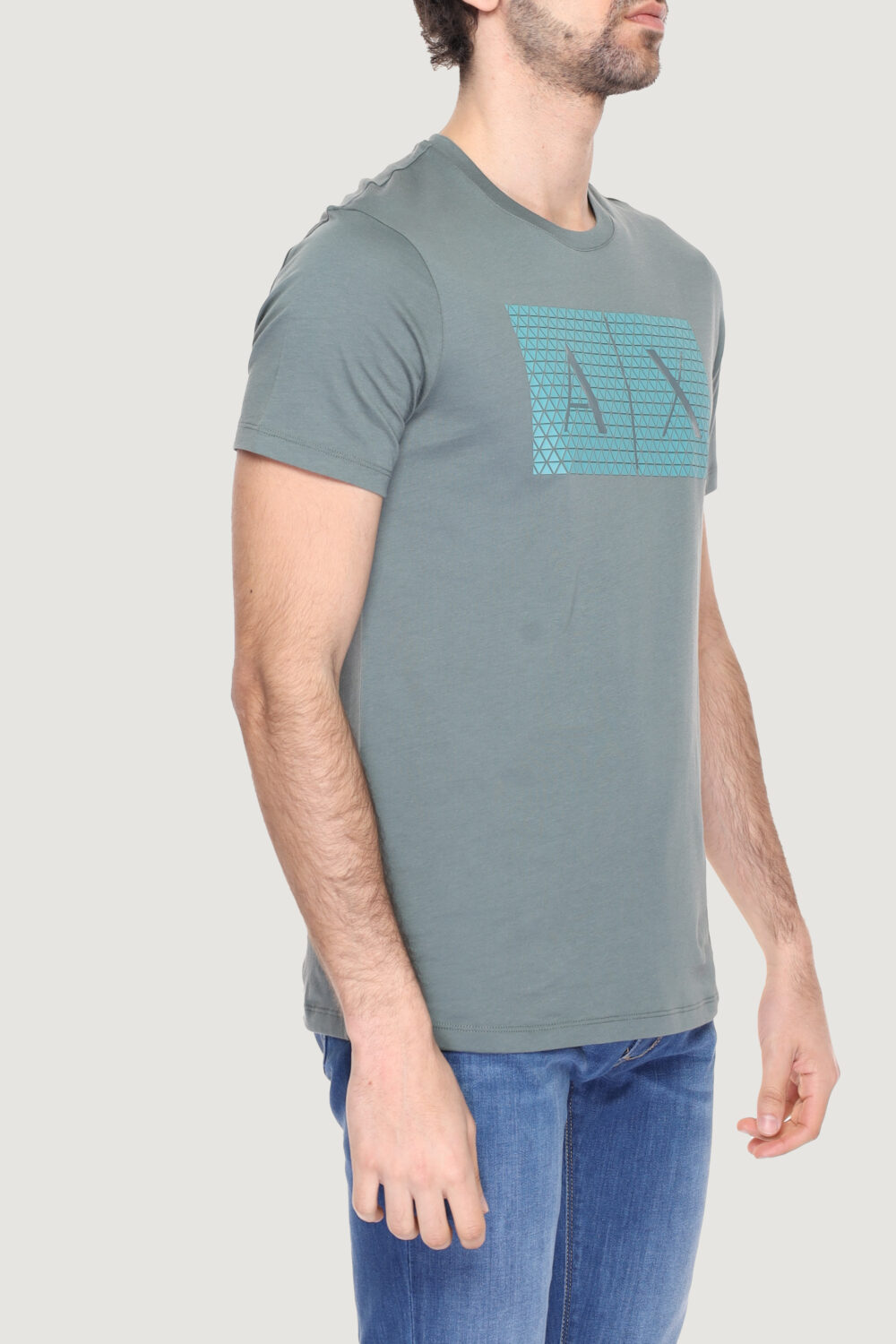 T-shirt Armani Exchange VERDE SALVIA - Foto 3