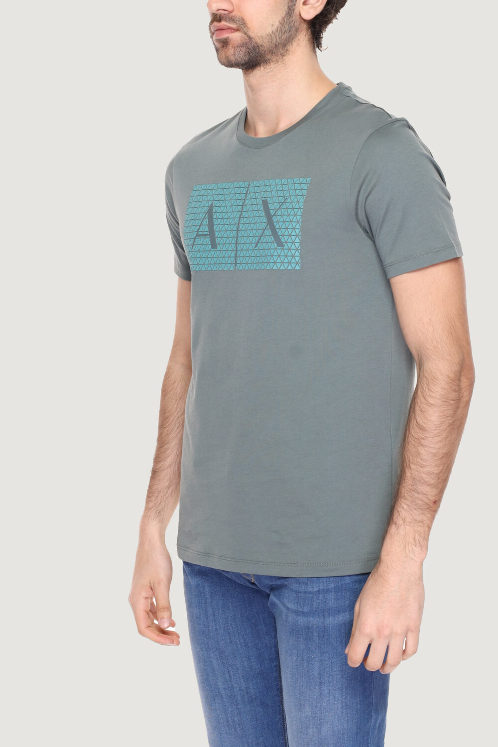 T-shirt Armani Exchange VERDE SALVIA - Foto 4