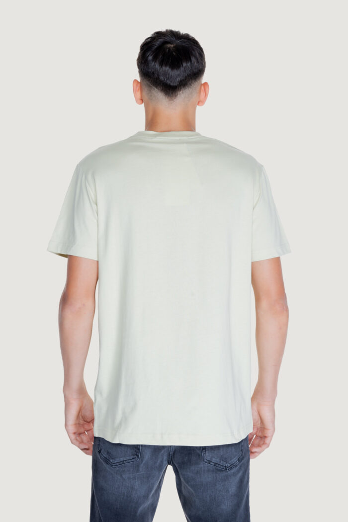 T-shirt Calvin Klein Jeans monologo regular Verde – Giallo