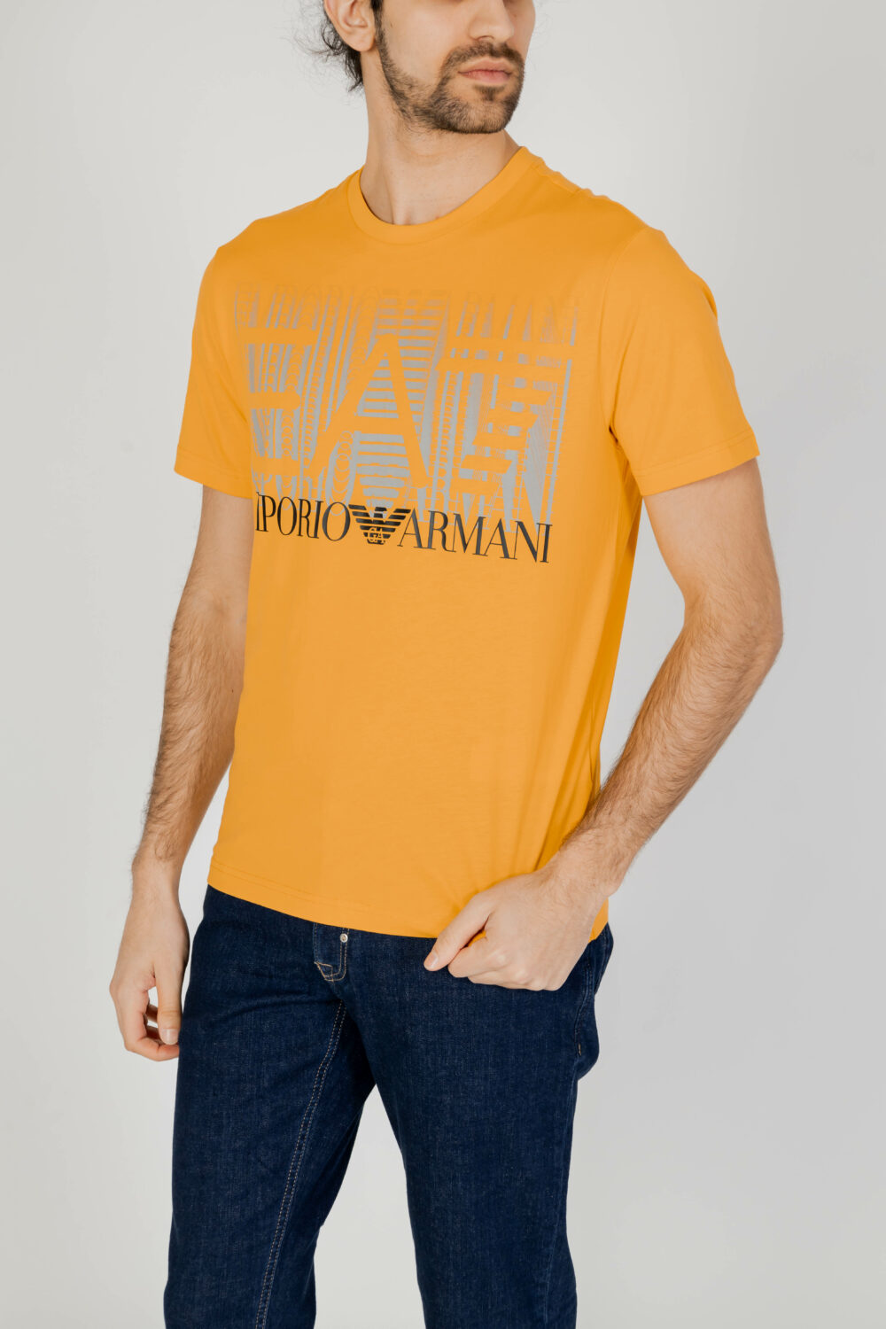 T-shirt EA7 Giallo - Foto 1