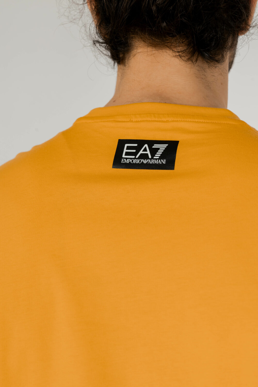 T-shirt EA7 Giallo - Foto 4