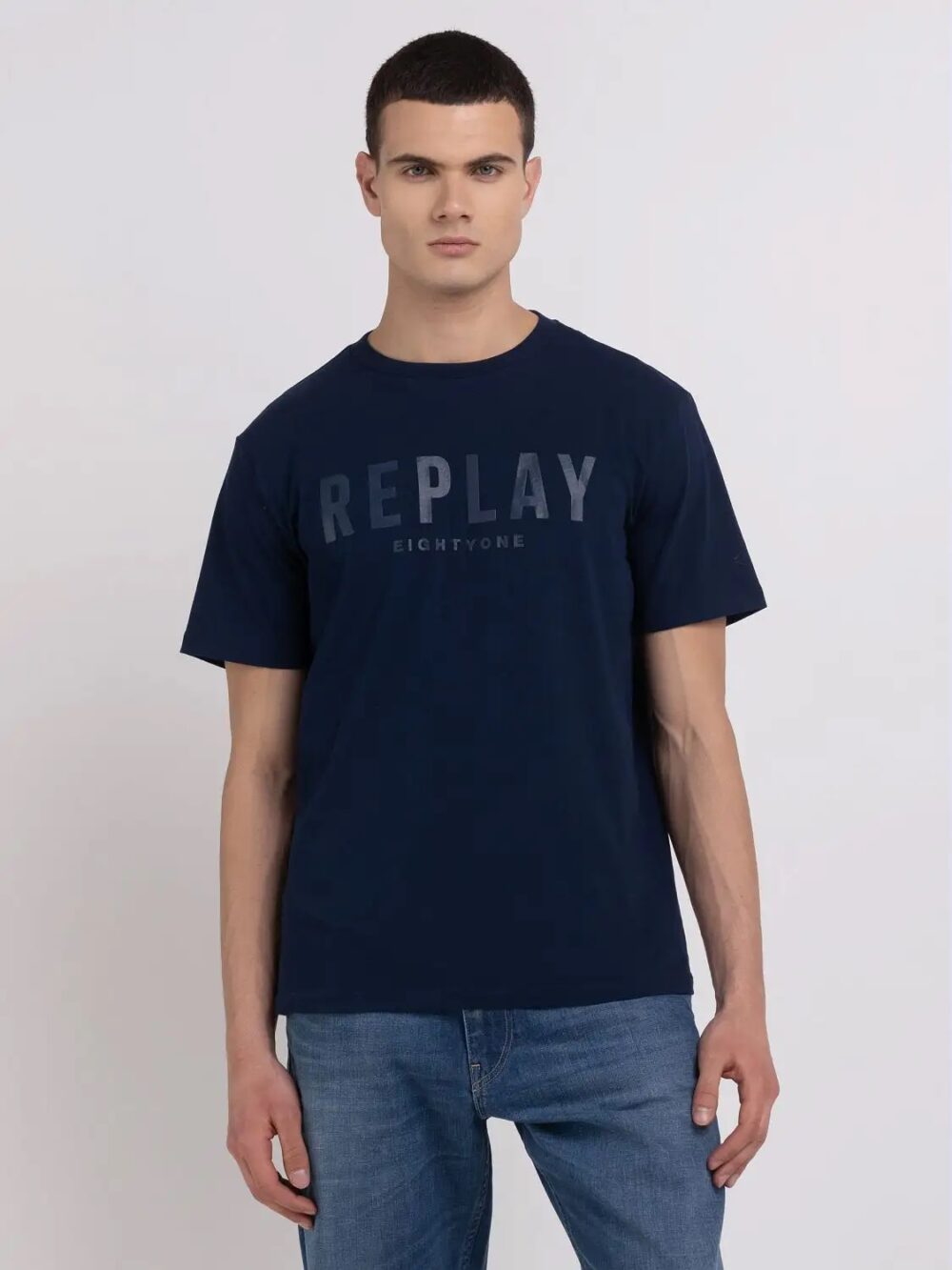 T-shirt Replay Indigo - Foto 6