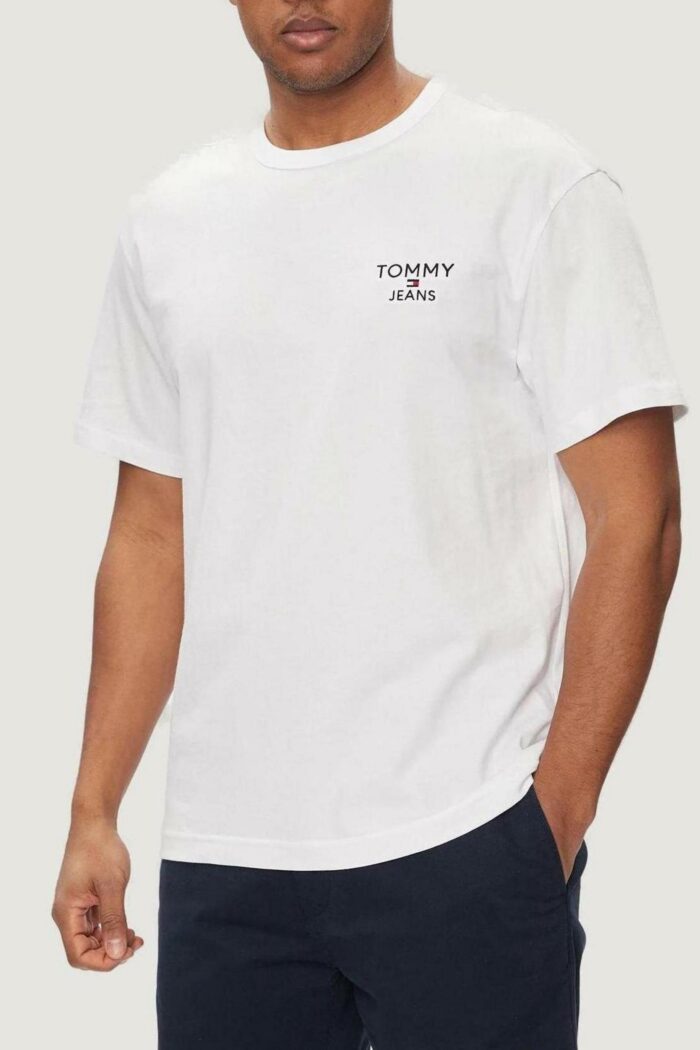 T-shirt Tommy Hilfiger Jeans reg corp Bianco