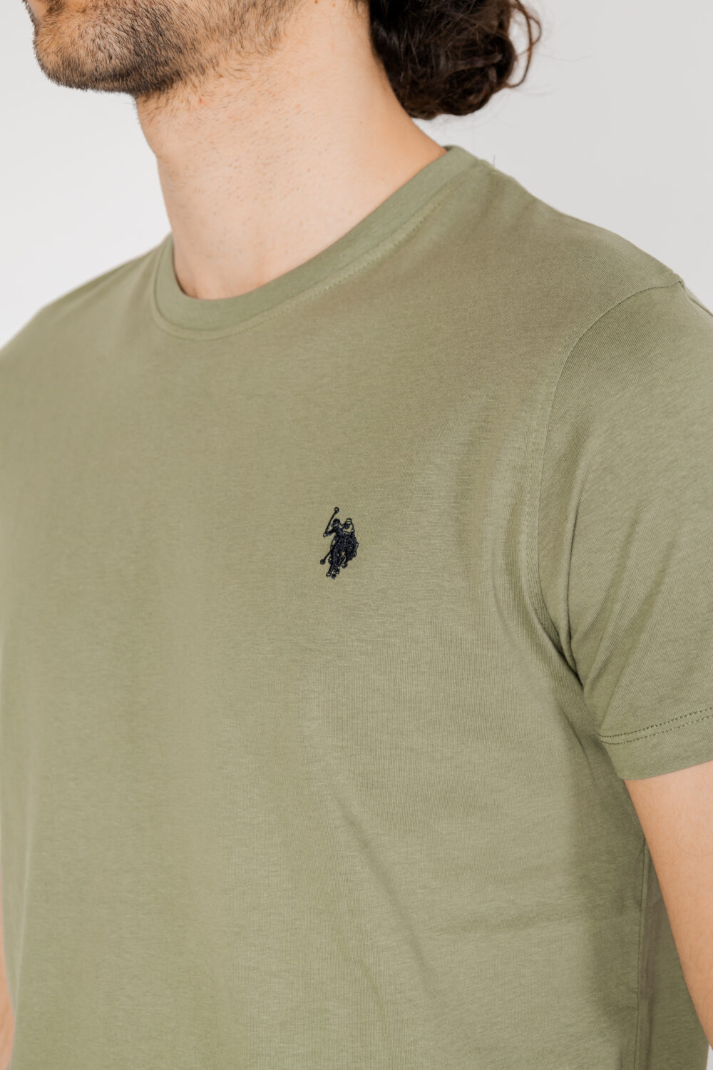 T-shirt U.S. Polo Assn. mick Verde Oliva - Foto 2