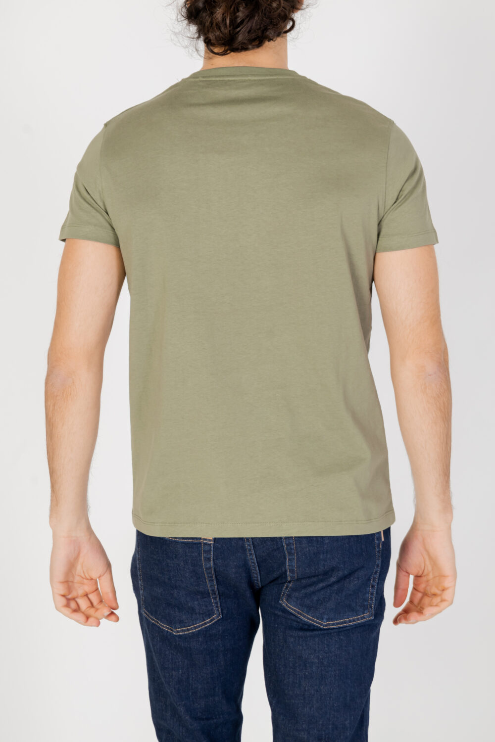 T-shirt U.S. Polo Assn. mick Verde Oliva - Foto 3