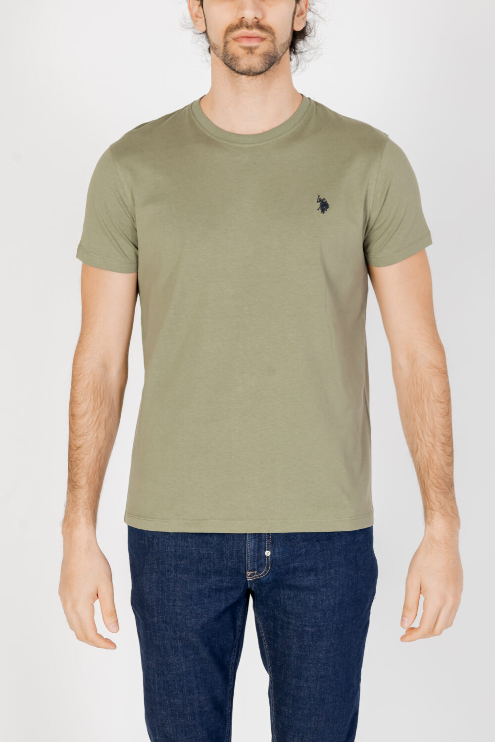 T-shirt U.S. Polo Assn. mick Verde Oliva - Foto 5