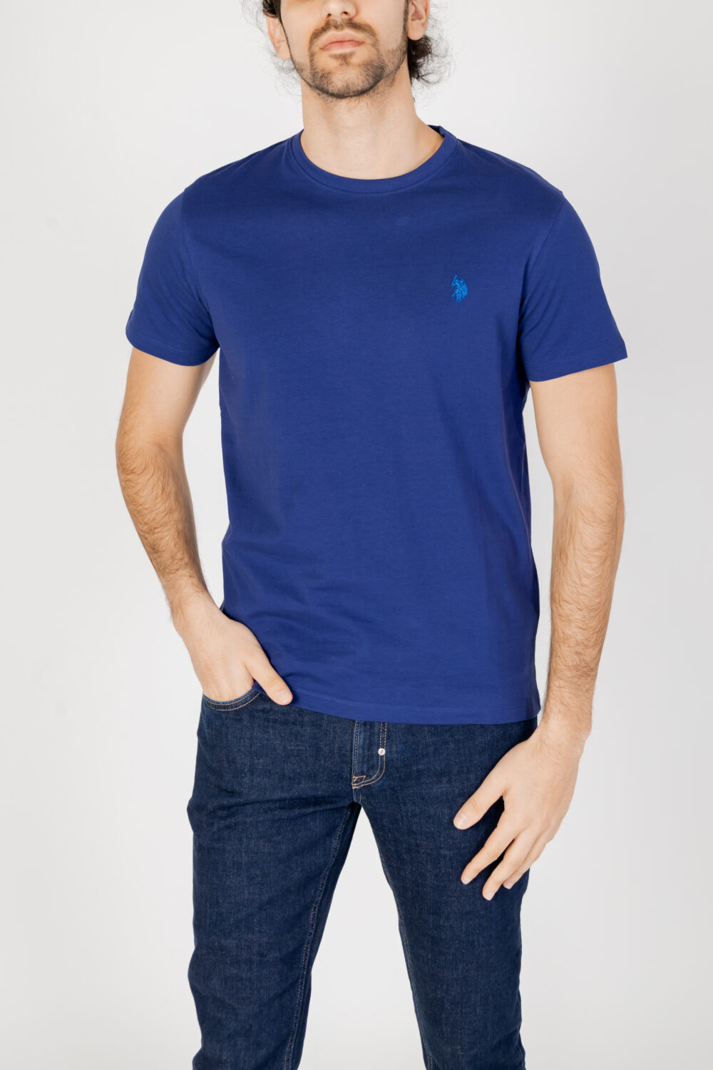 T-shirt U.S. Polo Assn. mick Viola - Blu - Foto 1