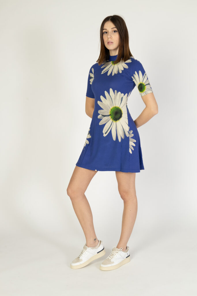 Vestito midi Desigual margaritas Blu