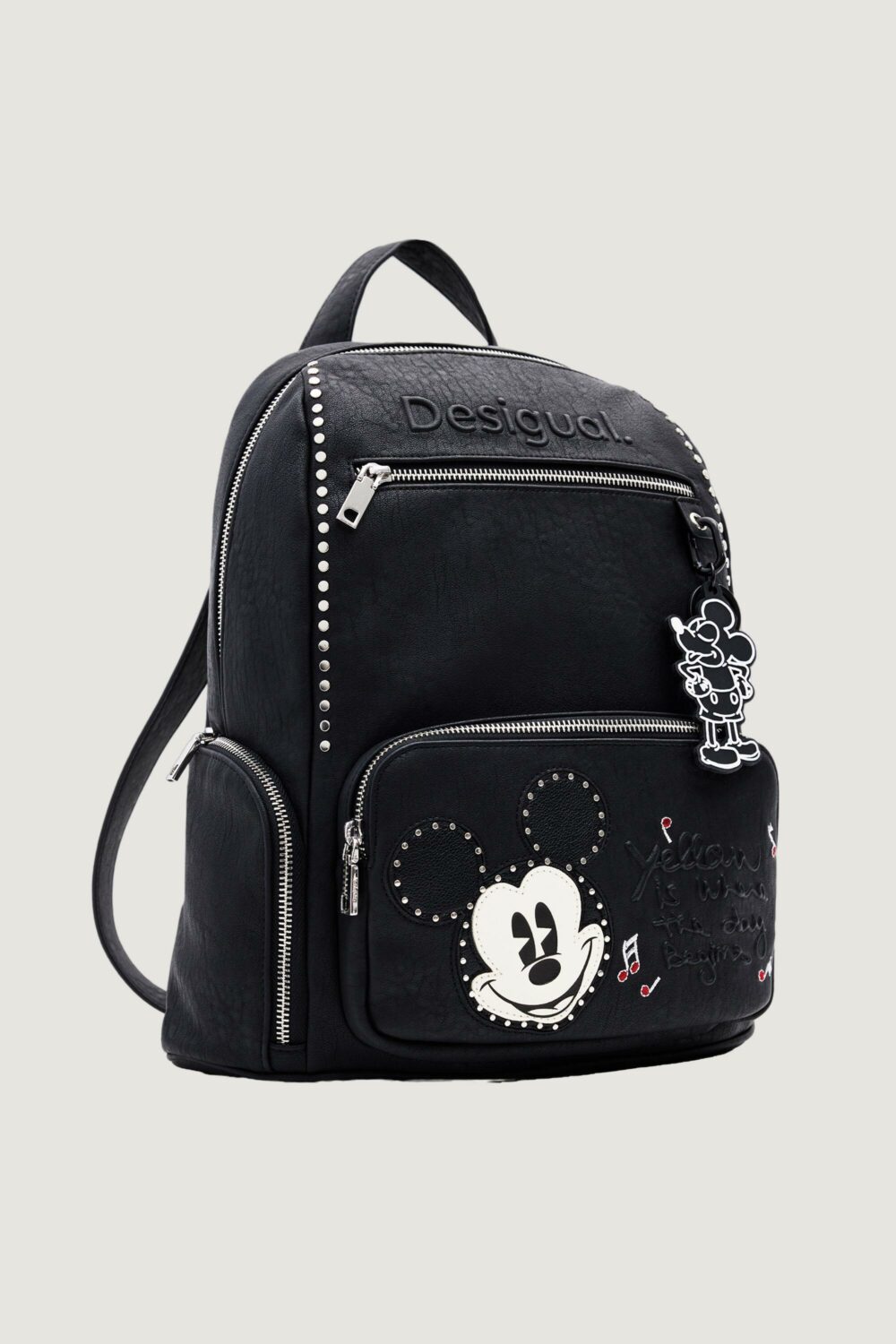 Zaino Desigual mickey rock chester Nero - Foto 6