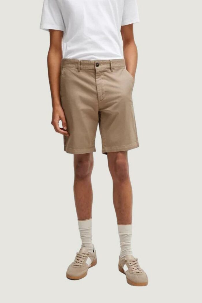 Bermuda Boss chino-slim-shorts 10248647 01 Beige scuro