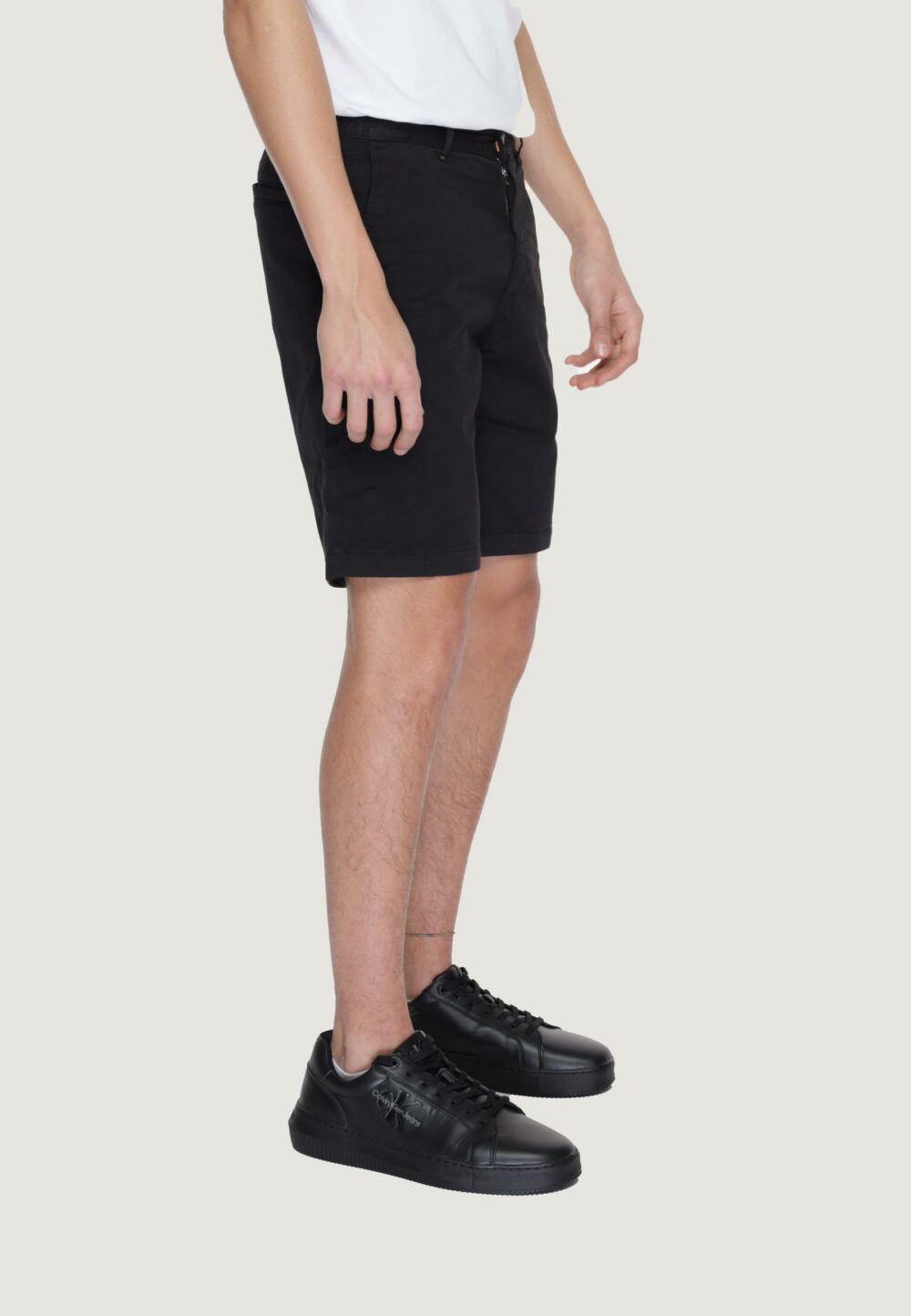 Bermuda Boss chino-slim-shorts 10248647 01 Nero - Foto 4