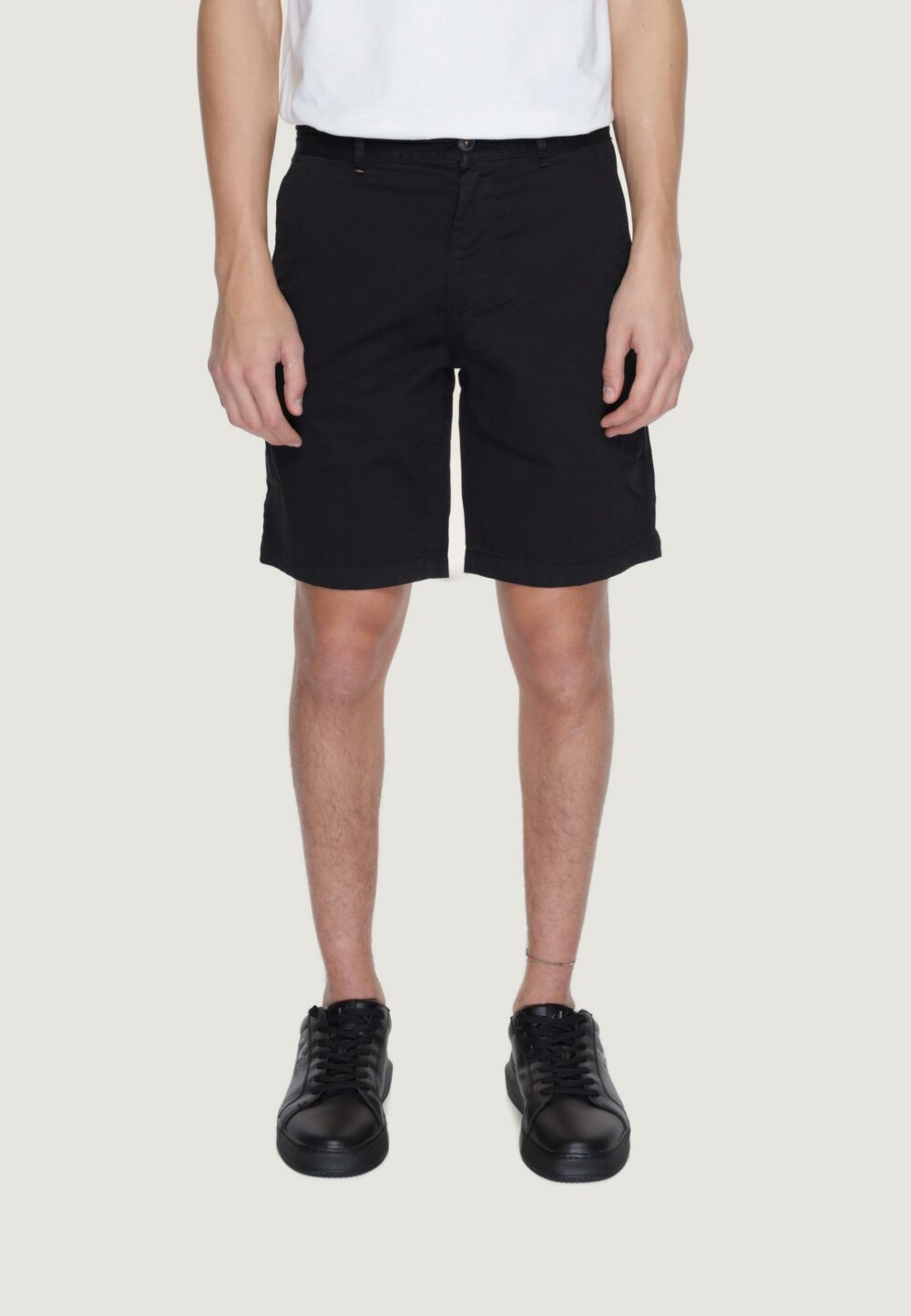 Bermuda Boss chino-slim-shorts 10248647 01 Nero - Foto 1