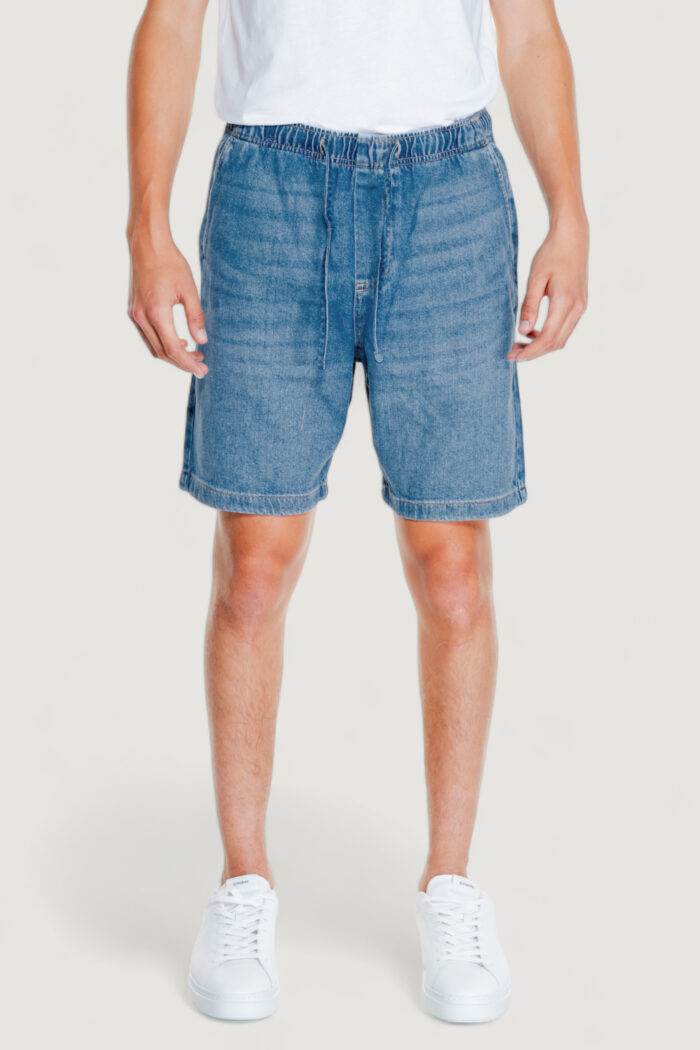 Bermuda Jack Jones jjijaiden jjjogger shorts mf 370 ln Denim chiaro