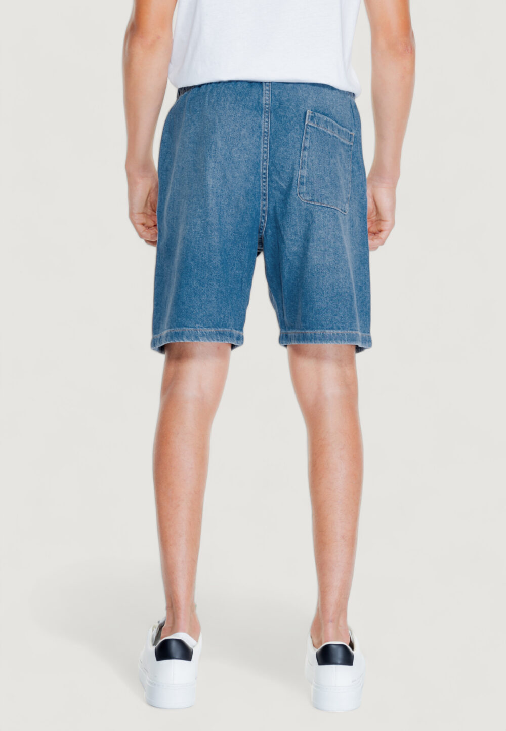 Bermuda Jack Jones jjijaiden jjjogger shorts mf 370 ln Denim chiaro - Foto 4