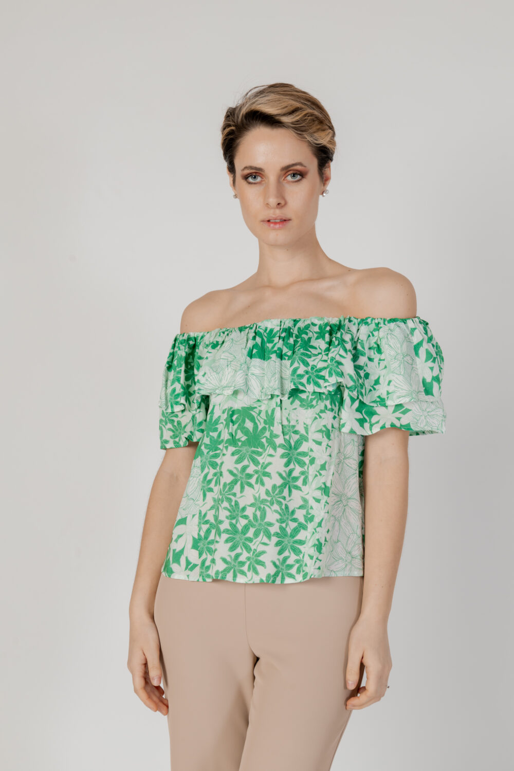 Blusa manica corta Desigual anaÏs Verde - Foto 5