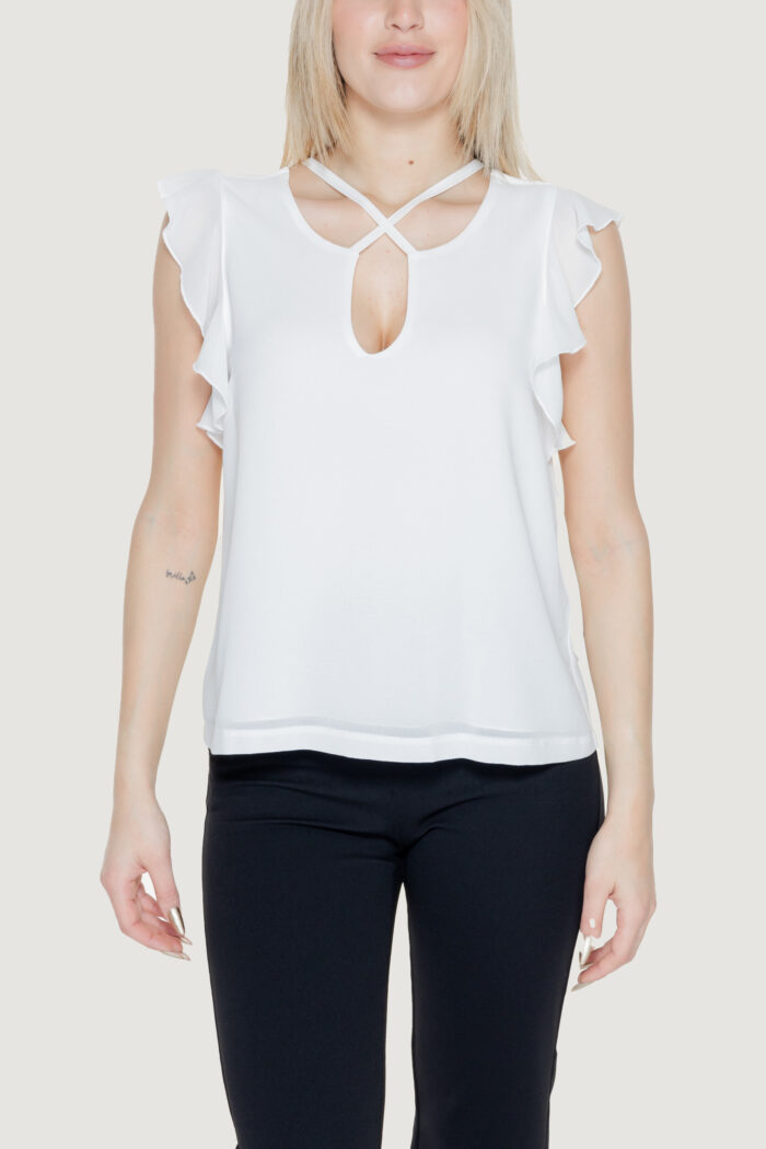 Blusa manica corta Rinascimento  Bianco