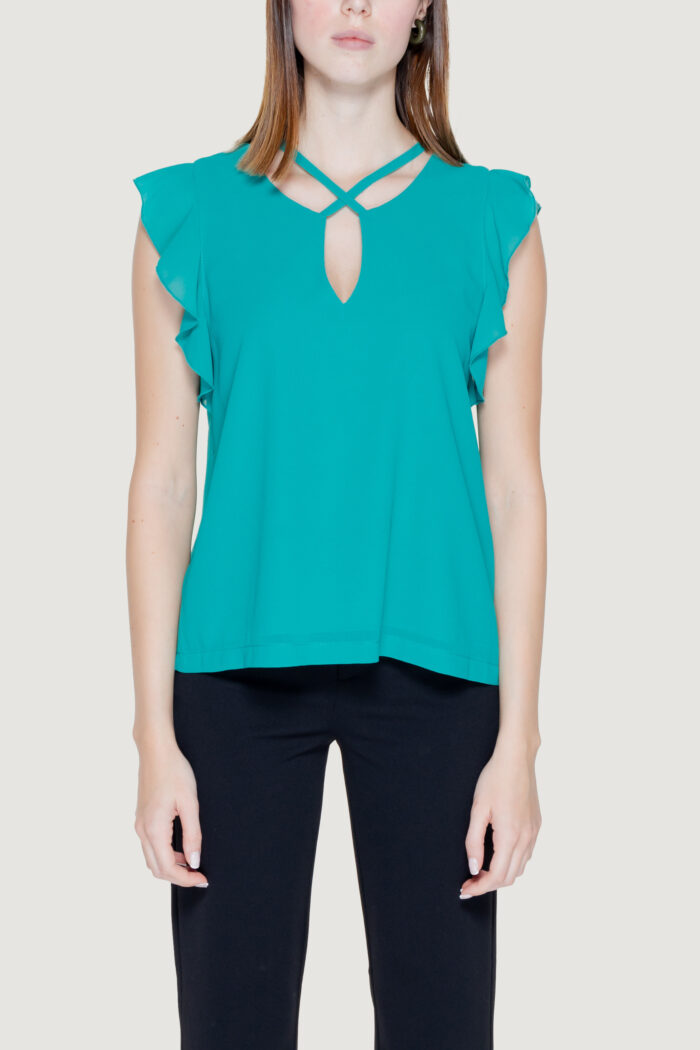 Blusa manica corta Rinascimento  Verde