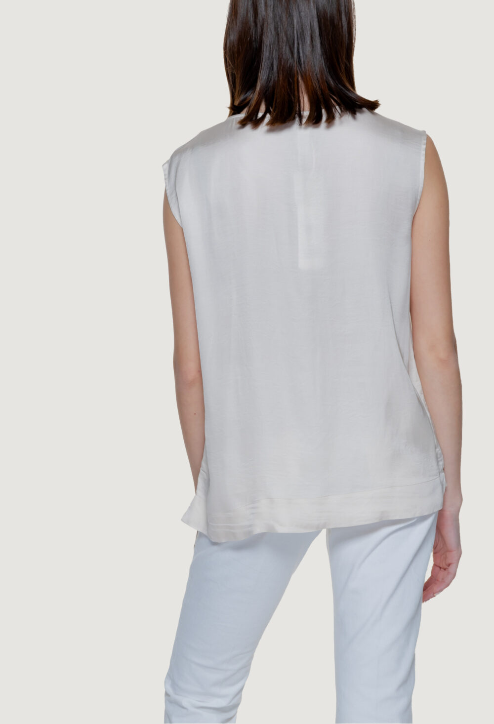 Blusa manica corta Street One Crema - Foto 2