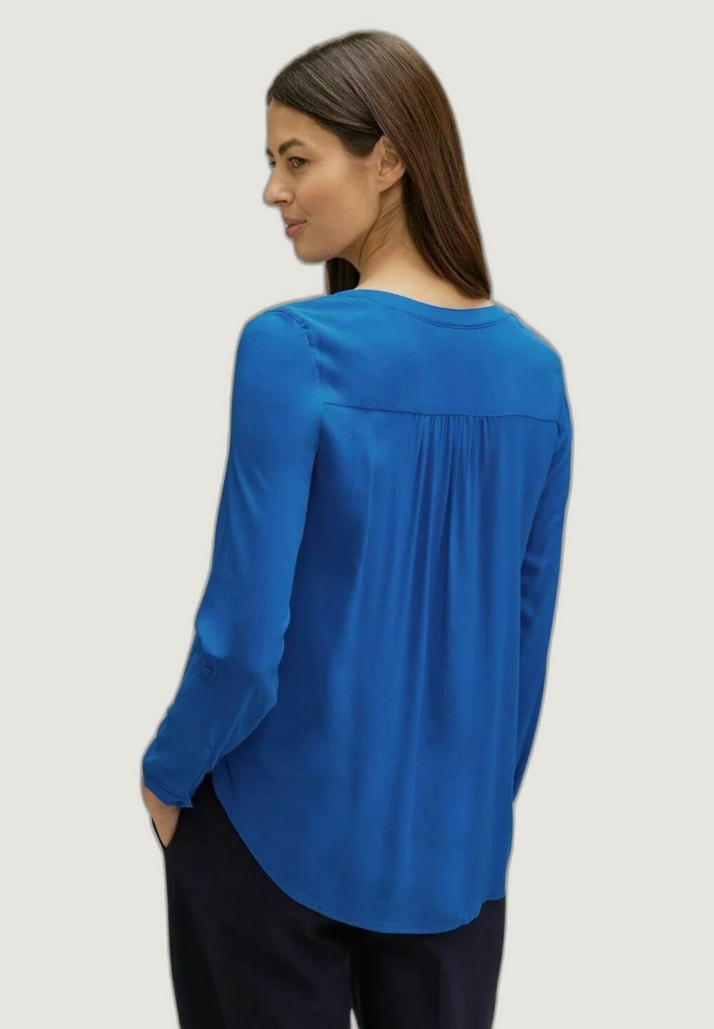 Bluse manica lunga Street One Azzurro - Foto 3