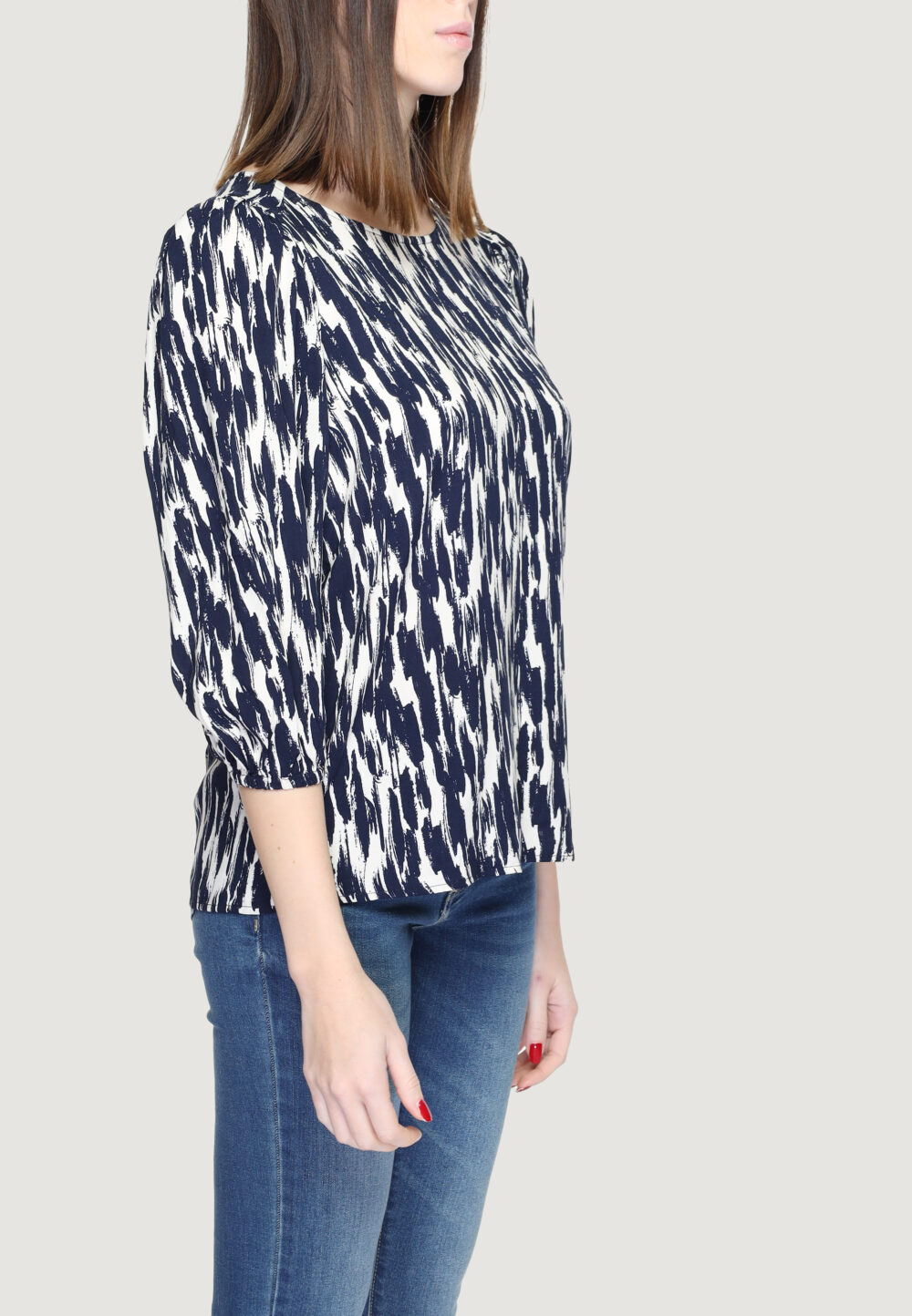 Bluse manica lunga Vero Moda vmeasy joy ¾ wvn ga Blu - Foto 4