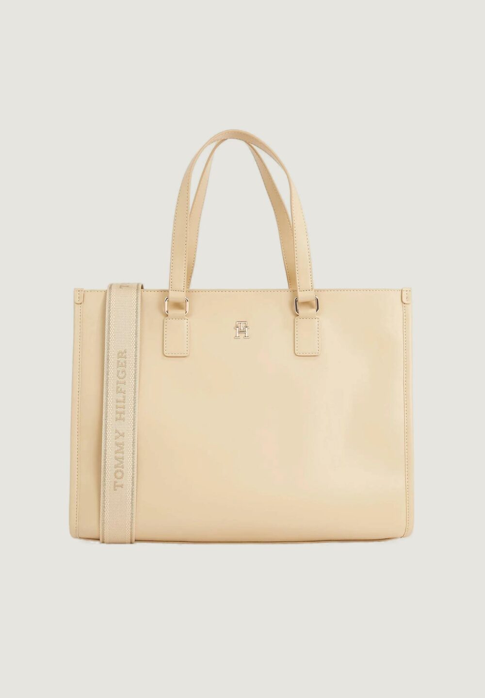 Borsa Tommy Hilfiger monotype tote Beige - Foto 2