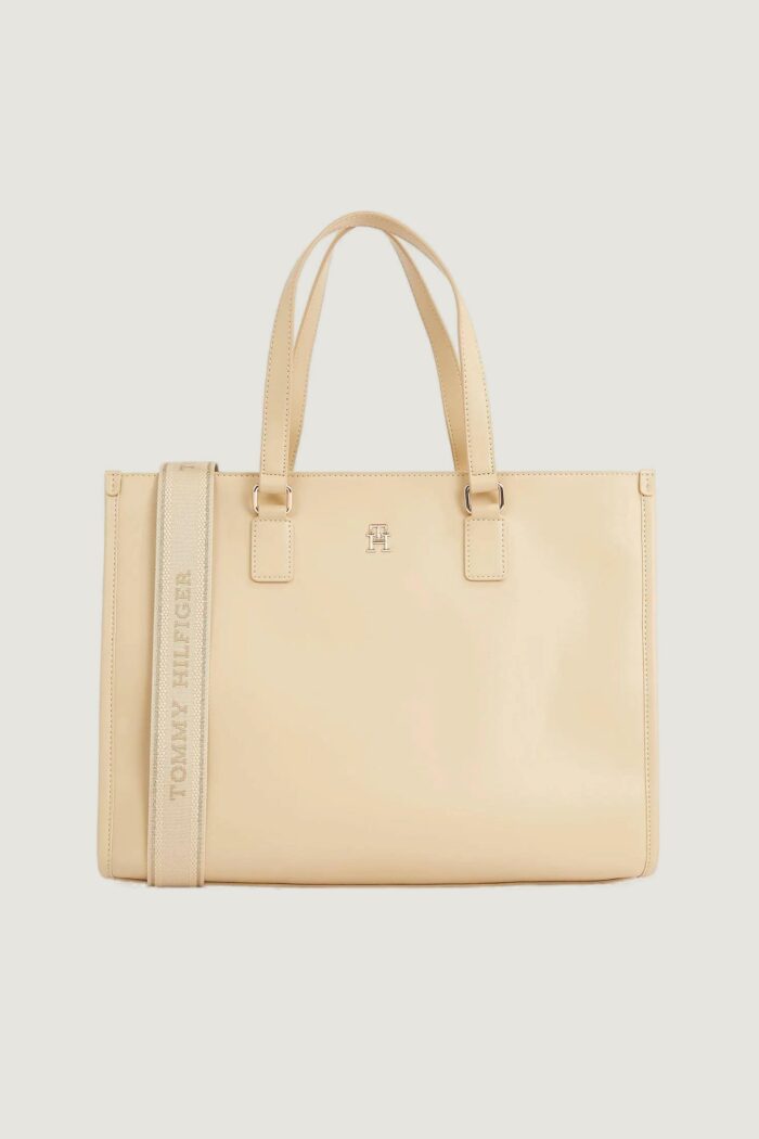 Borsa Tommy Hilfiger monotype tote Beige