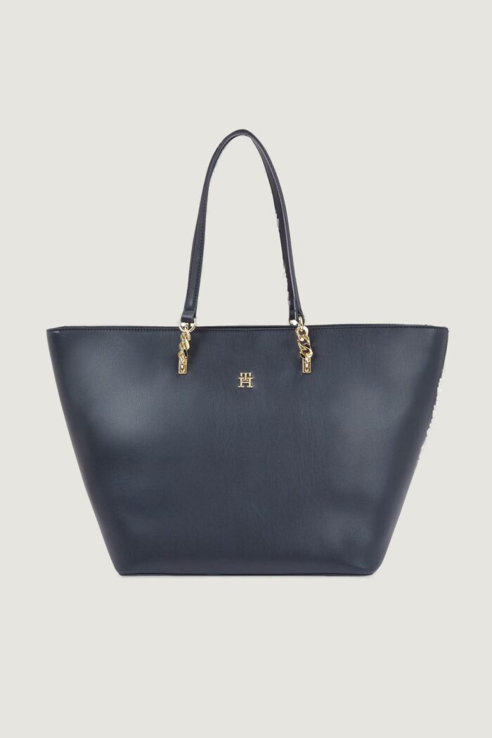 Borsa Tommy Hilfiger refined tote Blu