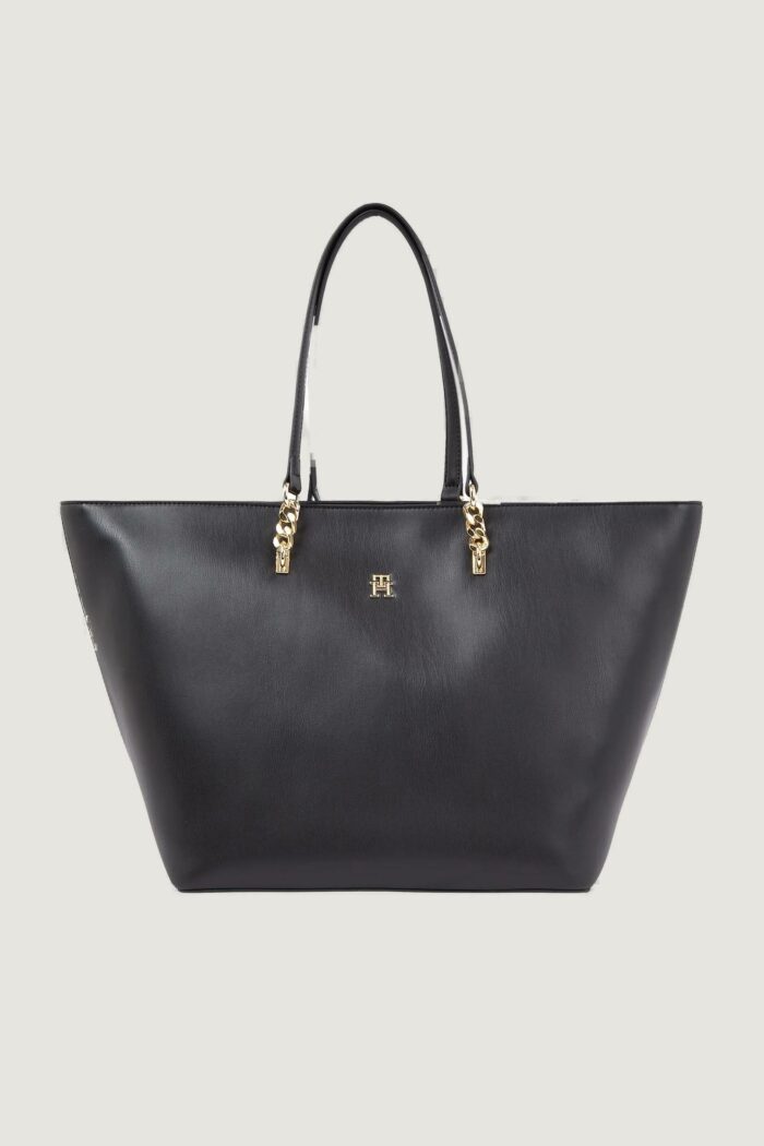 Borsa Tommy Hilfiger refined tote Nero