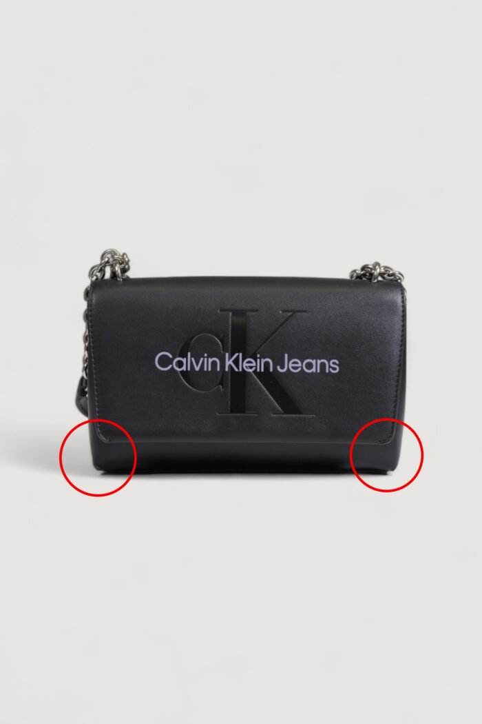 Borsa Calvin Klein Jeans sculpted ew flap conv25 mono – seconda scelta Nero