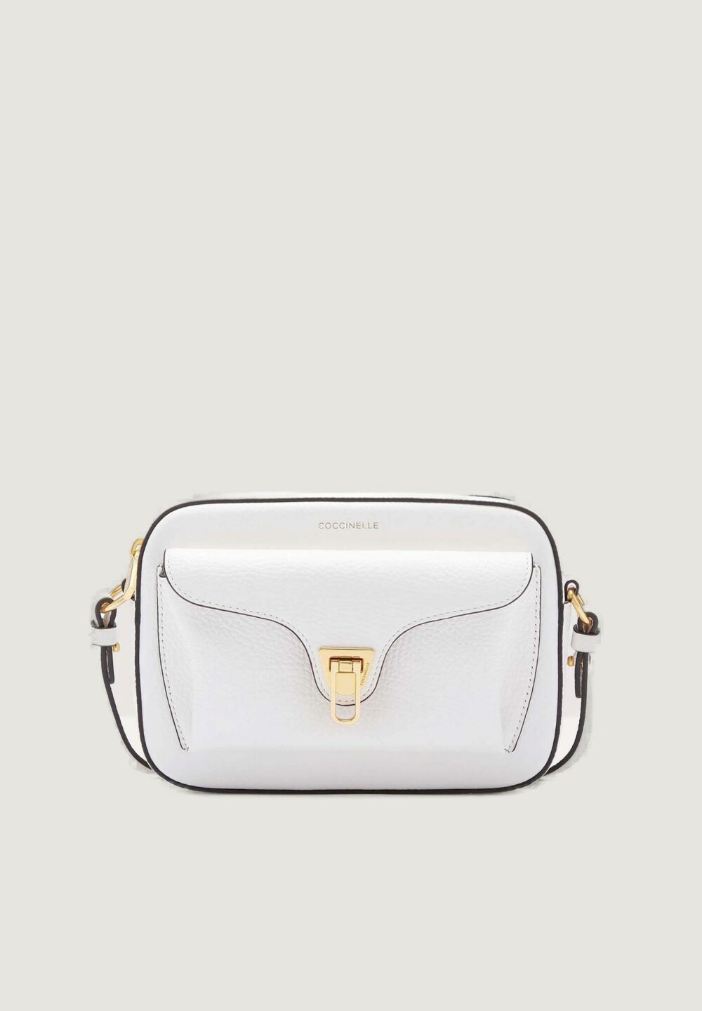 Borsa Coccinelle grained leather Bianco - Foto 1