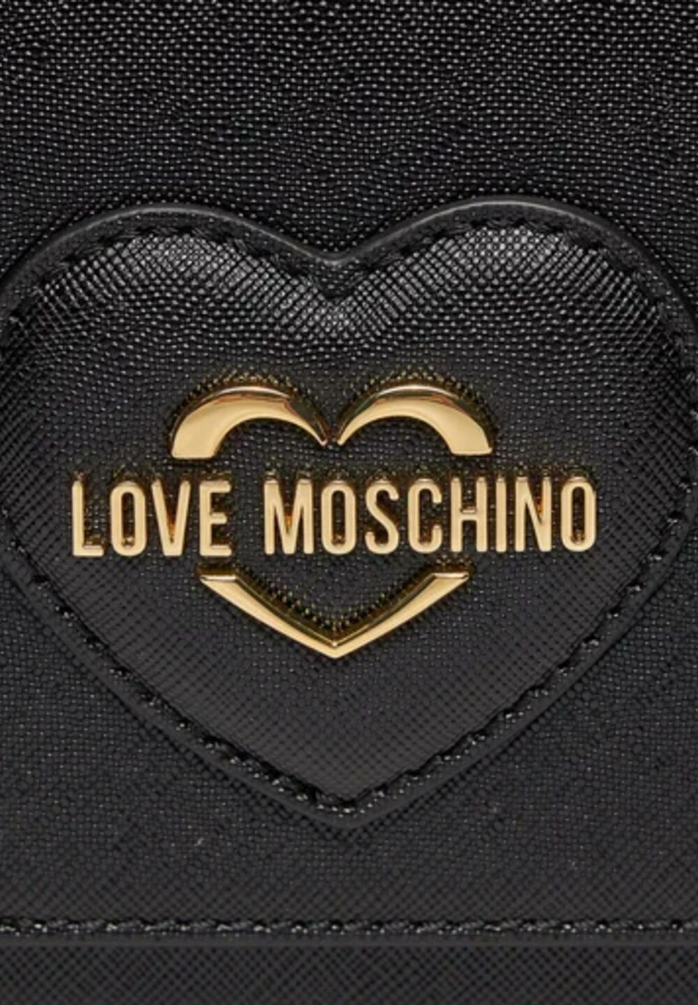 Borsa Love Moschino saffiano Nero - Foto 3