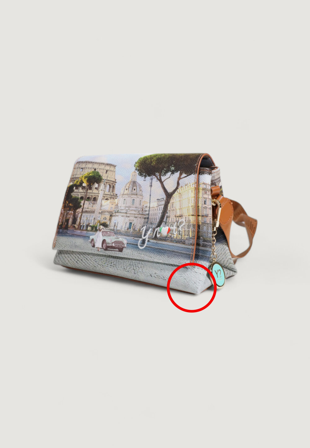 Borsa Y Not? flap - seconda scelta Celeste - Foto 3