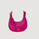 Borsa Pinko brioche hobo mini vitello morb Rosa - Foto 1