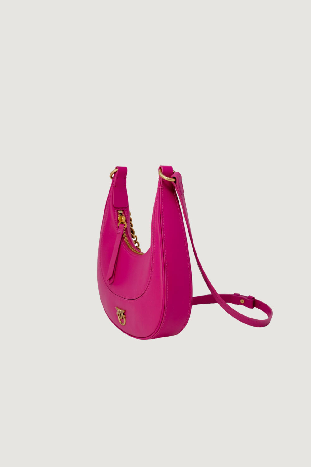 Borsa Pinko brioche hobo mini vitello morb Rosa - Foto 2