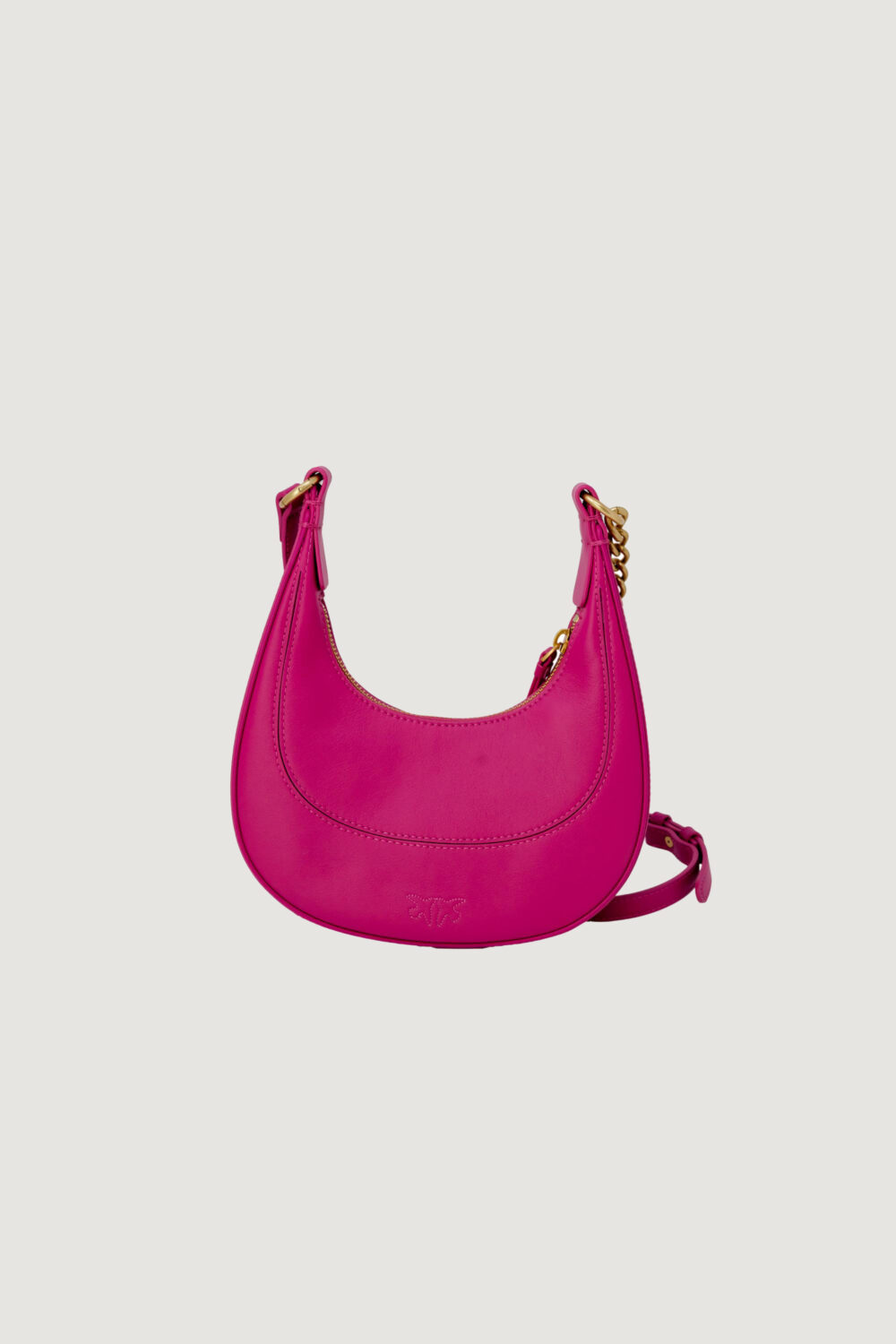 Borsa Pinko brioche hobo mini vitello morb Rosa - Foto 3