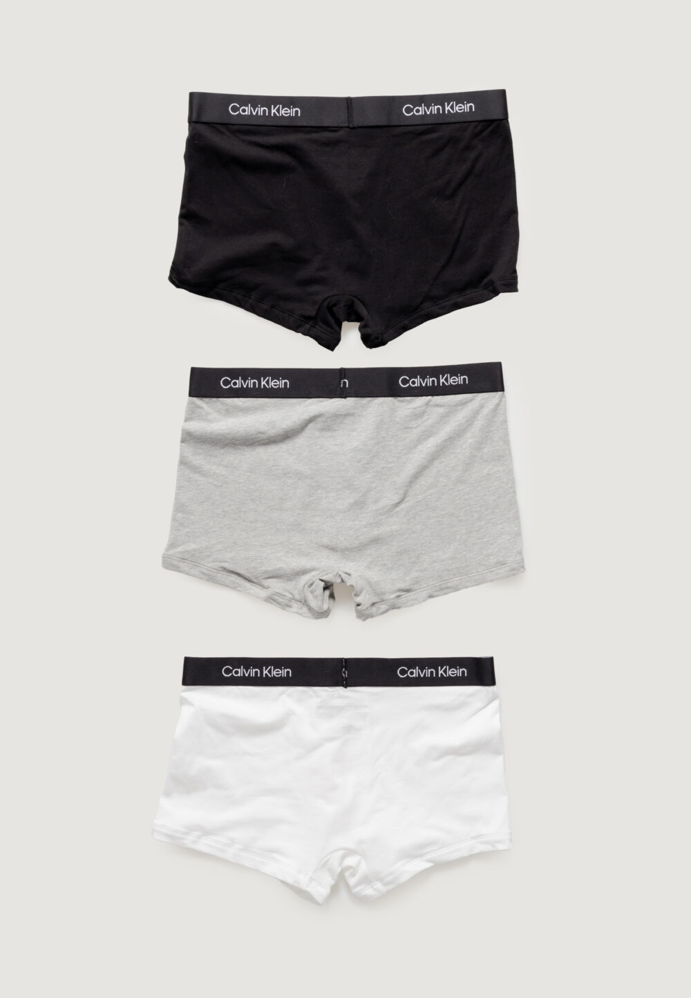 Boxer Calvin Klein Underwear trunk 3pk Bianco - Foto 4