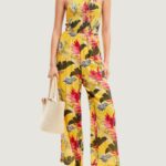 Caftano Desigual jumpsuit tropical Giallo - Foto 1