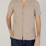 Camicia manica corta HAMAKI-HO Beige scuro - Foto 1