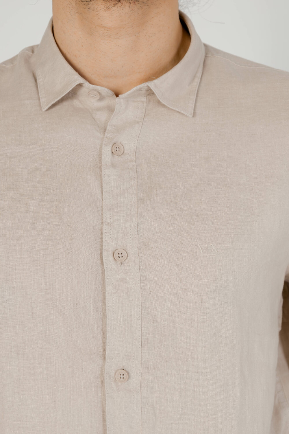 Camicia manica lunga Armani Exchange Beige - Foto 2