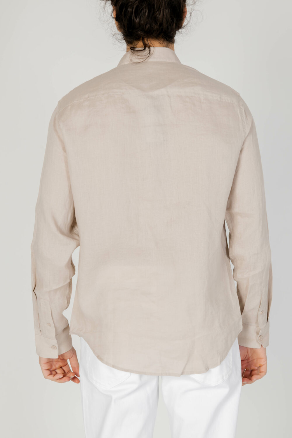 Camicia manica lunga Armani Exchange Beige - Foto 3