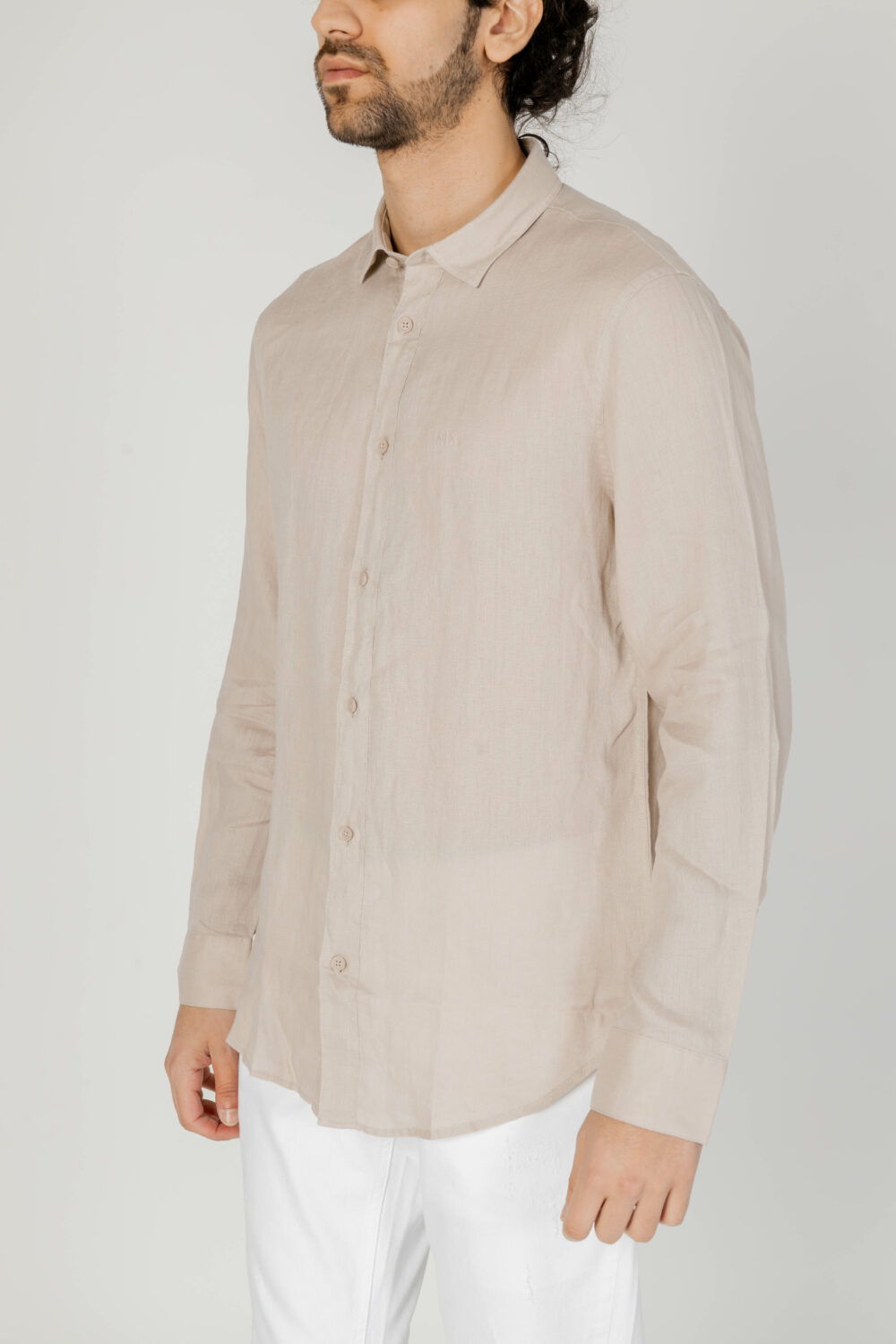 Camicia manica lunga Armani Exchange Beige - Foto 6