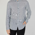 Camicia manica lunga Armani Exchange Black-White - Foto 1